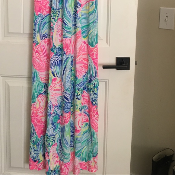 Lilly Pulitzer Martina Maxi Dress L - Picture 7 of 9